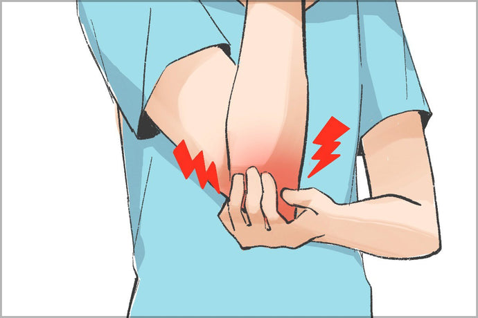 テニスで肘の痛み？