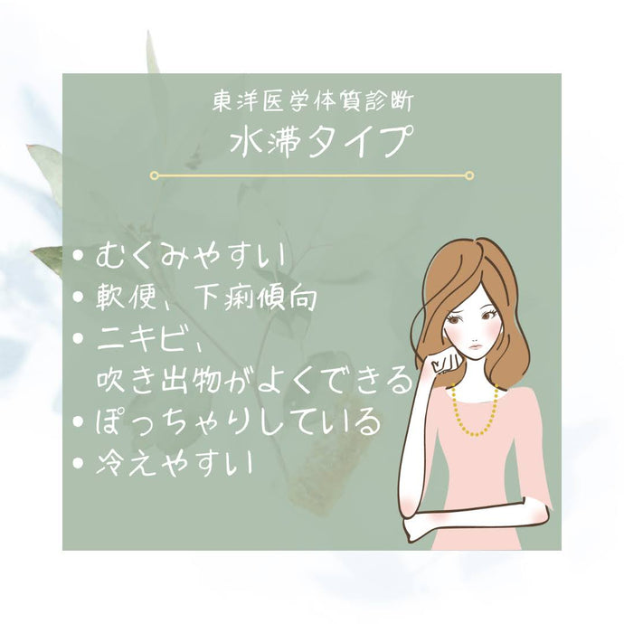 「東洋医学体質診断　水滞タイプ」